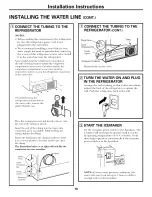 Preview for 16 page of GE BSS25JFTBWW and Owner'S Manual And Installation Instructions