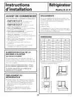 Preview for 40 page of GE BSS25JFTDWW and Owner'S Manual And Installation Instructions