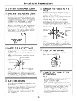 Preview for 12 page of GE BSS25JSTPSS and Owner'S Manual And Installation Instructions