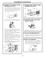 Предварительный просмотр 13 страницы GE BSS25JSTPSS and Owner'S Manual And Installation Instructions