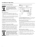 Предварительный просмотр 4 страницы GE Built-In Dishwashe Installation Instructions Manual