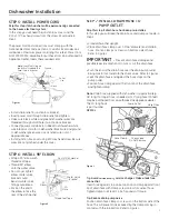 Предварительный просмотр 7 страницы GE Built-In Dishwashe Installation Instructions Manual