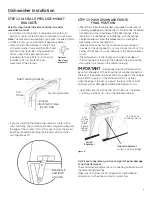 Предварительный просмотр 9 страницы GE Built-In Dishwashe Installation Instructions Manual