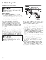 Preview for 4 page of GE Built-In Dishwasher Installation Instructions Manual