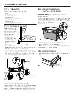 Preview for 6 page of GE Built-In Dishwasher Installation Instructions Manual