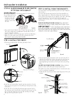 Preview for 8 page of GE Built-In Dishwasher Installation Instructions Manual