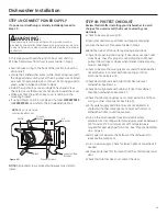 Preview for 13 page of GE Built-In Dishwasher Installation Instructions Manual