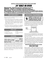 GE Built-In Dishwasher Installation Instructions preview