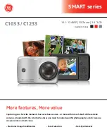 Предварительный просмотр 1 страницы GE C1033 Specifications