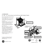 GE C2S980SEMSS - 30" Dual Fuel Ran Dimensions And Installation Information preview