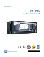 Preview for 1 page of GE C30 Communications Manual