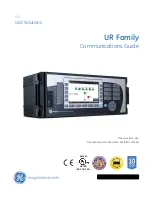 GE C30 Communications Manual предпросмотр