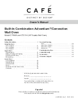 Preview for 2 page of GE Cafe Advantium CT9800 Series Owner'S Manual