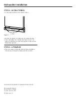 Preview for 16 page of GE Cafe CDWT280VSS Installation Instructions Manual