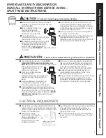 Предварительный просмотр 3 страницы GE Cafe CDWT280VSS Owner'S Manual