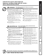 Предварительный просмотр 5 страницы GE Cafe CDWT280VSS Owner'S Manual