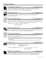 Preview for 136 page of GE Cafe CFCP1NIYSS Owner'S Manual And Installation Instructions