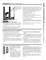 Preview for 11 page of GE Cafe CFE28USHSS Owner'S Manual & Installation Instructions