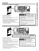 Preview for 13 page of GE Cafe CFE28USHSS Owner'S Manual & Installation Instructions