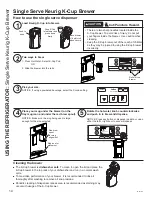 Preview for 14 page of GE Cafe CFE28USHSS Owner'S Manual & Installation Instructions