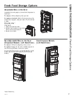 Preview for 17 page of GE Cafe CFE28USHSS Owner'S Manual & Installation Instructions