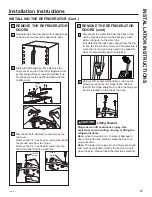 Preview for 27 page of GE Cafe CFE28USHSS Owner'S Manual & Installation Instructions