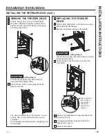 Preview for 29 page of GE Cafe CFE28USHSS Owner'S Manual & Installation Instructions