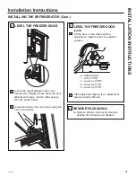 Preview for 31 page of GE Cafe CFE28USHSS Owner'S Manual & Installation Instructions