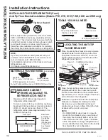 Preview for 32 page of GE Cafe CFE28USHSS Owner'S Manual & Installation Instructions