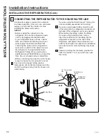 Preview for 34 page of GE Cafe CFE28USHSS Owner'S Manual & Installation Instructions