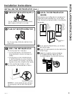 Preview for 35 page of GE Cafe CFE28USHSS Owner'S Manual & Installation Instructions