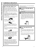 Preview for 38 page of GE Cafe CFE28USHSS Owner'S Manual & Installation Instructions