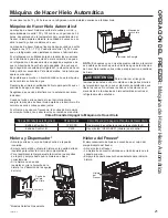 Preview for 117 page of GE Cafe CFE28USHSS Owner'S Manual & Installation Instructions