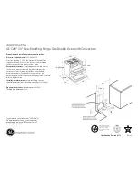 GE Cafe CGS990SETSS Dimensions And Installation Information предпросмотр