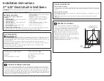 Preview for 1 page of GE Cafe CKS70DP2NS1 Installation Instructions Manual