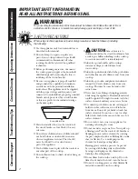 Preview for 2 page of GE Cafe CP650STSS Owner'S Manual