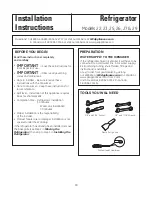 Предварительный просмотр 18 страницы GE Cafe CSCP5UGXSS Owner'S Manual & Installation Instructions