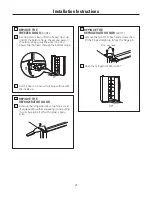 Предварительный просмотр 21 страницы GE Cafe CSCP5UGXSS Owner'S Manual & Installation Instructions