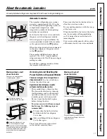 Preview for 11 page of GE Cafe CSHS5UGXSS Owner'S Manual And Installation