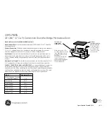 Preview for 2 page of GE Cafe CVM1790SS Dimensions And Installation Information