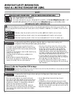 Preview for 2 page of GE Cafe CWE23SSHBSS Owner'S Manual And Installation Instructions