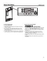 Preview for 11 page of GE Cafe CWE23SSHBSS Owner'S Manual And Installation Instructions