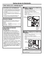 Preview for 119 page of GE Cafe CWE23SSHBSS Owner'S Manual And Installation Instructions