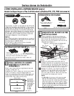 Preview for 125 page of GE Cafe CWE23SSHBSS Owner'S Manual And Installation Instructions