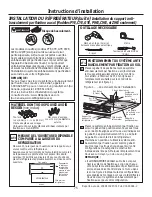 Preview for 75 page of GE Cafe CYE22TSHSS Owner'S Manual And Installation Instructions