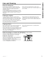 Preview for 14 page of GE CAFE CZS22M Owner'S Manual And Installation Instructions