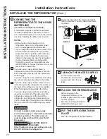 Preview for 21 page of GE CAFE CZS22M Owner'S Manual And Installation Instructions