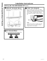 Preview for 23 page of GE CAFE CZS22M Owner'S Manual And Installation Instructions