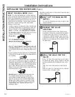 Preview for 25 page of GE CAFE CZS22M Owner'S Manual And Installation Instructions