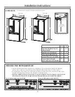 Preview for 2 page of GE Cafe series Installation Instructions Manual